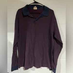 LL bean polo Longsleeve LARGE